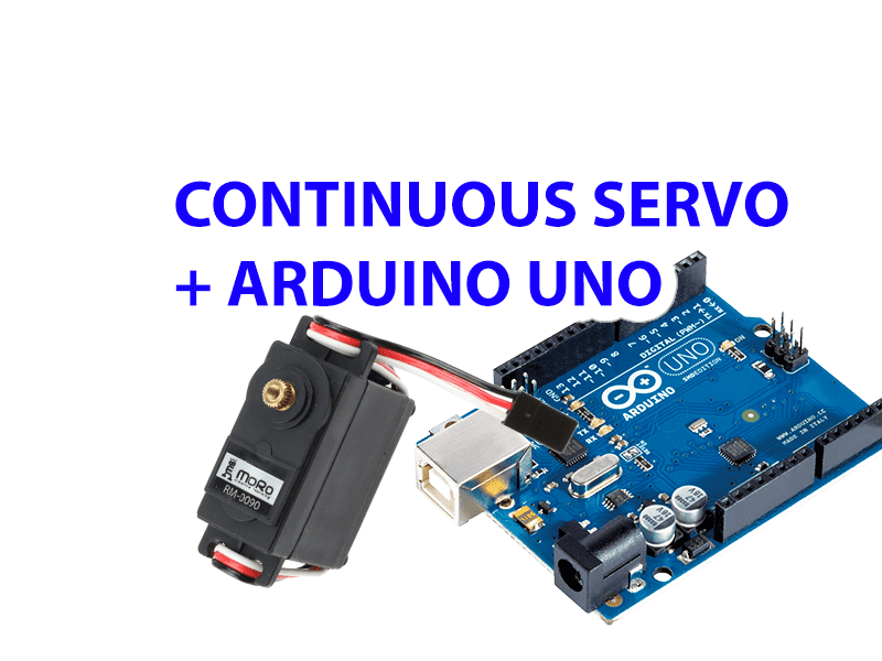 Arduino Continuous Rotation (360 degree) Servo Driver Implementation