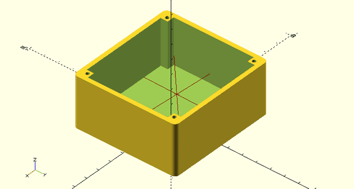 Cut the screw holes in the pillars