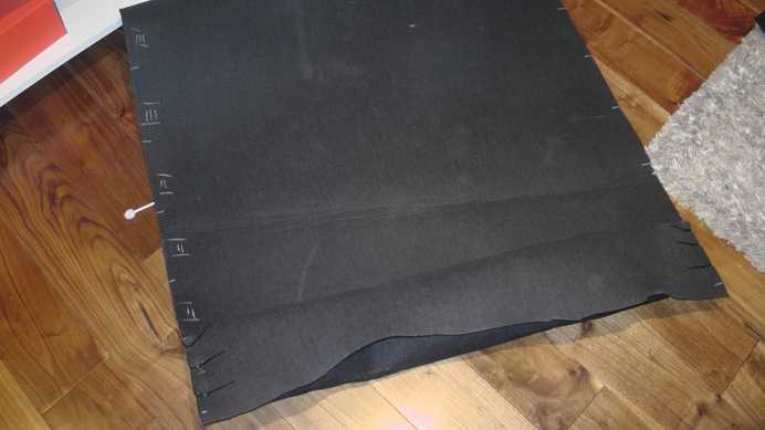 Green wall Pouch rows marked