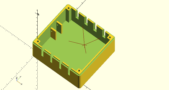 relay box motor plug walls