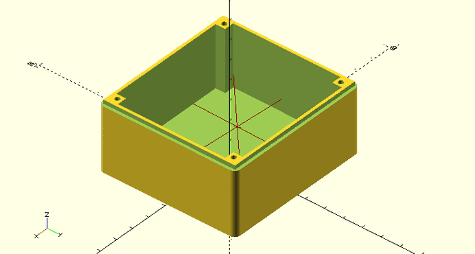 Next step is to cut the indent in which the cover will slide in